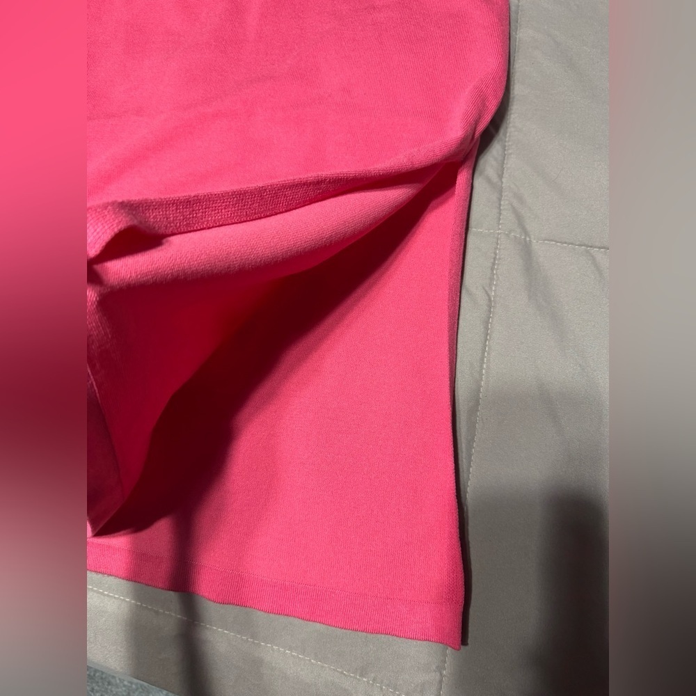 Lulu's Vibrant Pink Halter Dress with Cut-Out Sides Size XL - Picture 3 of 3